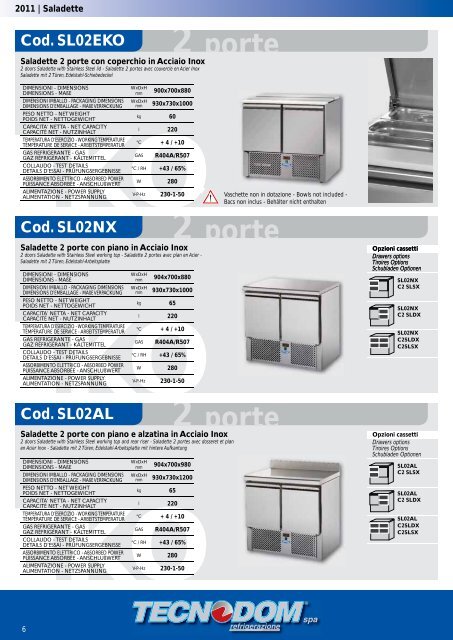 SALADETTE - Arredo Service di Parolin Claudio