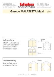 Gazebo MALATESTA Maxi 2011