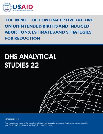 The Impact of Contraceptive Failure on Unintended ... - Measure DHS