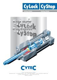 Cylock, Cystop catalogue - Cytec Zylindertechnik Gmbh