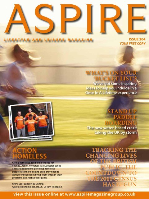 ACTION HOMELESS - Aspire Magazine