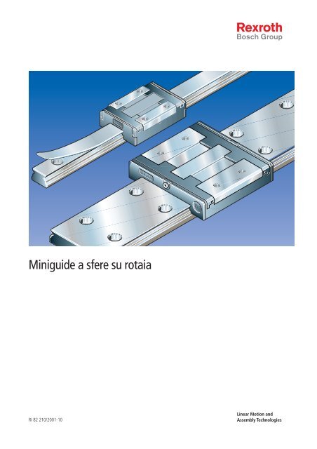 Miniguide a sfere su rotaia - Michele Caroli Srl