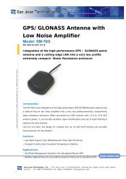 GPS/GLONASS Antenna with Low Noise Amplifier - GPS&Wireless ...