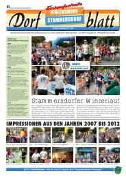 Stammersdorfer Winzerlauf - Dorfblatt