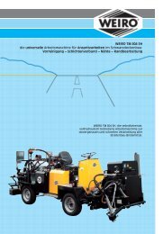 WEIRO TM 804 SH die universelle Arbeitsmaschine für ... - Drott