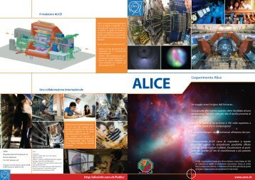 L'esperimento Alice - Alice - CERN