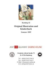 Original Illustration und Kinderbuch - Antiquariat Sabine Keune