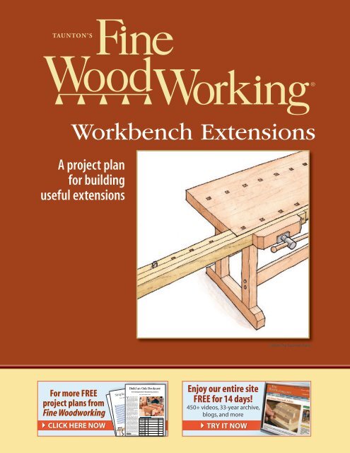 Workbench Extensions - Fine Woodworking