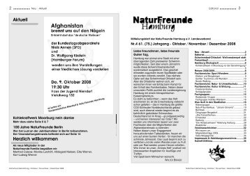 Neu - Aktuell - NaturFreunde Hamburg