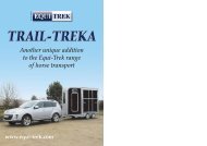 Another unique addition to the Equi-Trek range of horse ... - JB Trailer