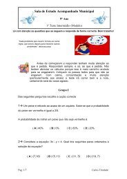 1.Âº Teste IntermÃ©dio (Modelo) - CÃ¢mara Municipal de Resende