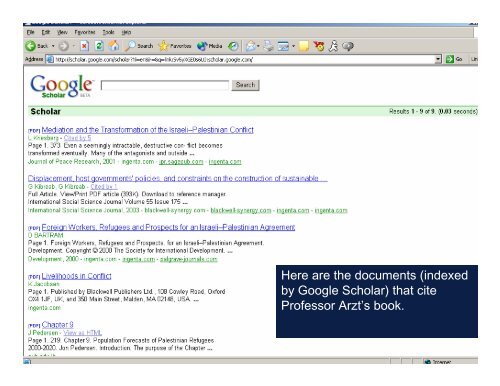 introduction to Google Scholar