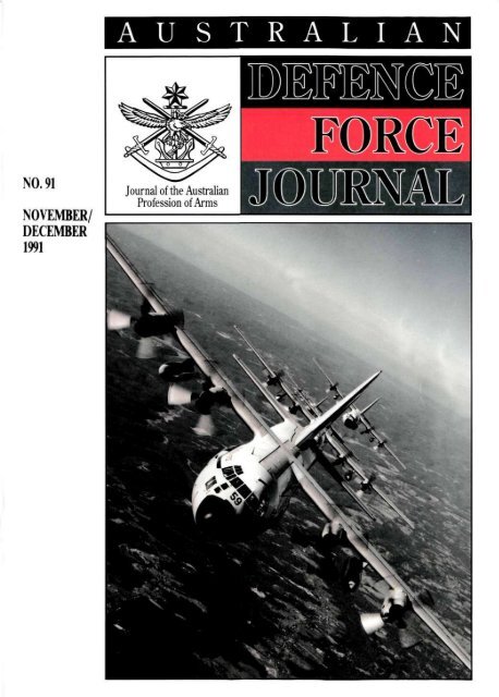 ISSUE 91 : Nov/Dec - 1991 - Australian Defence Force Journal