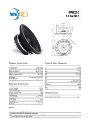 6FE200 Fe Series - NO-FRILLS-AUDIO by P.C.B