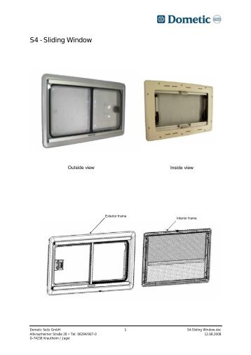 repair s4 sliding window - Leisure Spares