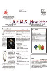 May 2010 AFMS Newsletter - American Federation of Mineralogical ...