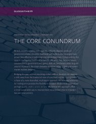THE CORE CONUNDRUM - Guggenheim Partners
