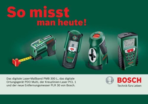 So misst - Bosch