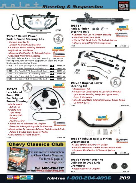 Complete Classic Chevy Catalog - Eckler's Classic Chevy
