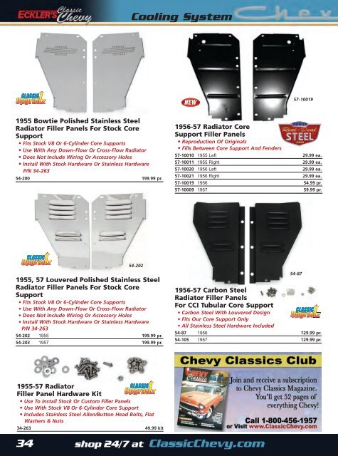 Complete Classic Chevy Catalog - Eckler's Classic Chevy