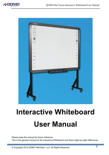 IR Interactive Whiteboard Manual - Qomo