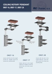 CEILING ROTARY PENDANT OK07-16, OK07-17 ... - MZ Liberec