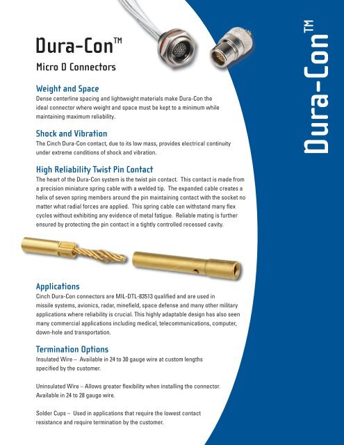 Micro-D - Cinch Connectors