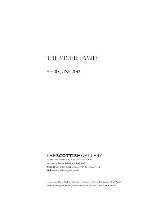 Download a PDF of the exhibition catalogue - The Scottish Gallery