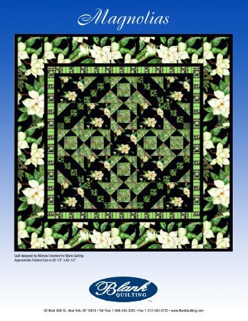 Magnolias - Mississippi Quilt Association