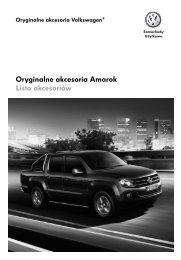 Oryginalne akcesoria Amarok Lista akcesoriÃ³w - besmarex.pl
