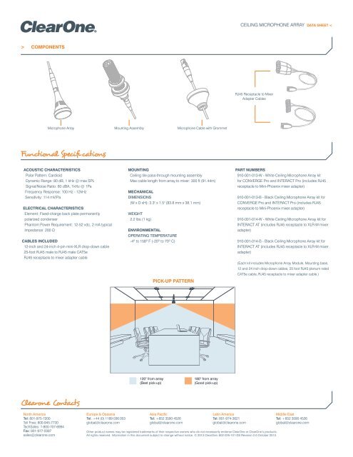 Ceiling Microphone Array