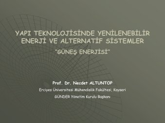 GÃNEÅ ENERJÄ°SÄ° - TTMD