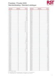 Preisliste / Pricelist 2009 Standardkatalog ... - Edler Systems