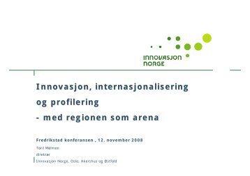 Toril Mølmen - Innovasjon Norge - Fredrikstad 2015