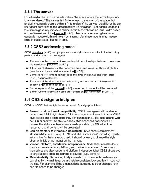 Cascading Style Sheets, Level 2 - World Wide Web Consortium