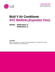 Multi V Air Conditioner SVC MANUAL(Exploded View) MODEL