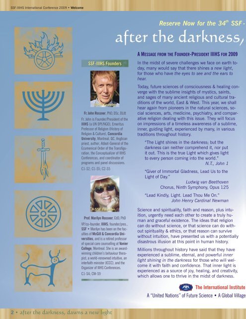 after the darkness - The International Institute of Integral Human ...