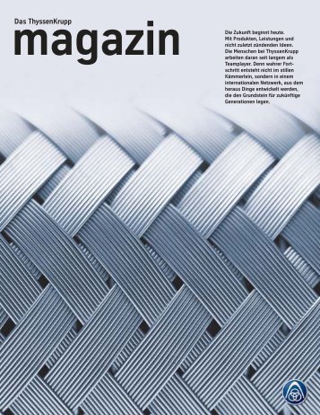 Thyssenkrupp magazin 2/2004