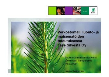 KoivumÃ¤kiSilvesta - Maaseutupolitiikka