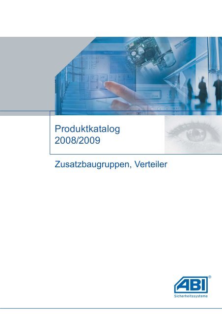 Produktkatalog 2008/2009 - ABI Sicherheitssysteme GmbH