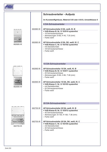 Produktkatalog 2008/2009 - ABI Sicherheitssysteme GmbH