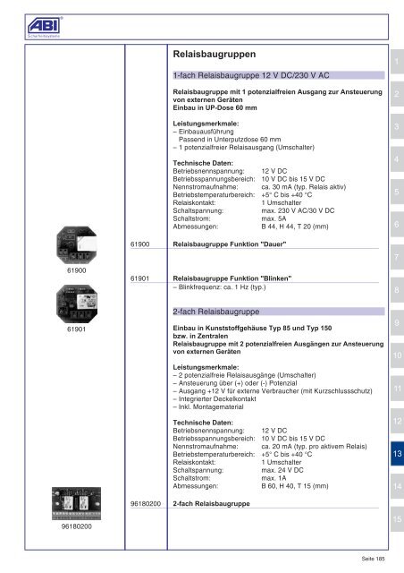 Produktkatalog 2008/2009 - ABI Sicherheitssysteme GmbH