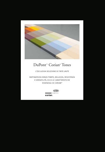 DuPontâ¢ CorianÂ® Tones