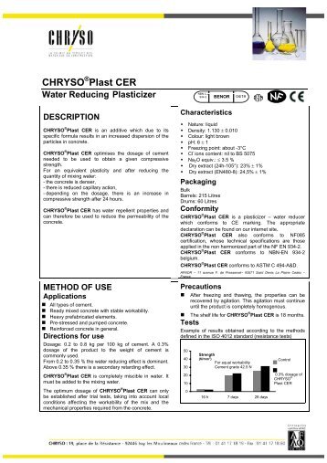 CHRYSO Plast CER