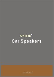 CAR Speaker 2008+ Â²ÃÂ¸Ã¥.cdr - OnTeck