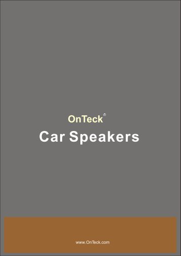 CAR Speaker 2008+ Â²ÃÂ¸Ã¥.cdr - OnTeck