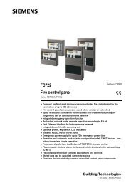 Fire control panel - General Security