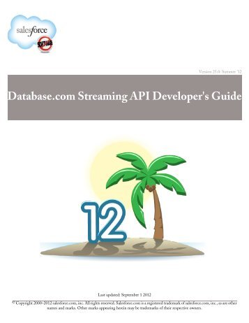 Database.com Streaming API Developer's Guide - Salesforce.com