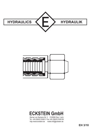 EH 3/10 HYDRAULICS HYDRAULIK ECKSTEIN GmbH