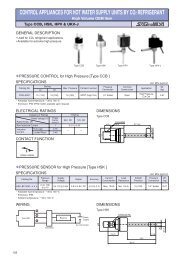 Pressure Sensors - Ecotherm